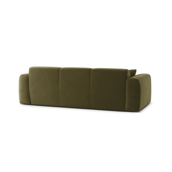 Divano color kaki con rivestimento in velluto 235 cm Molino – Micadoni -image-3