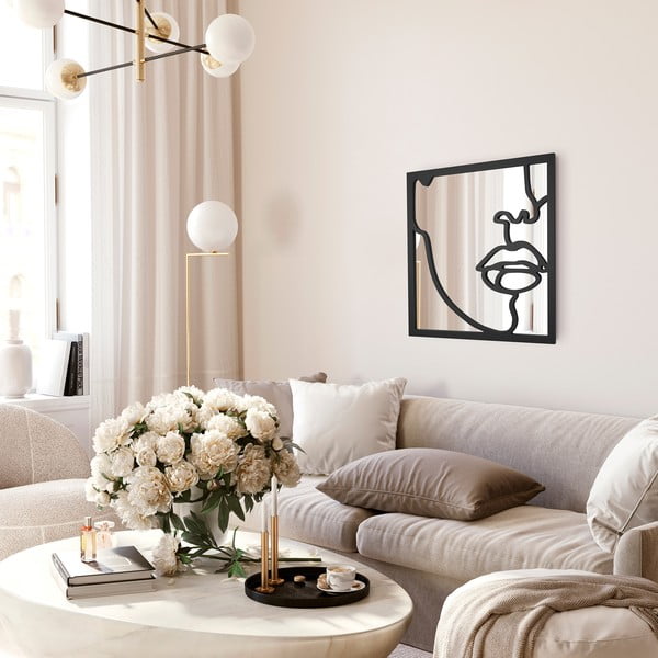 Specchio da parete 50x50 cm Rosa - Styler-image-2