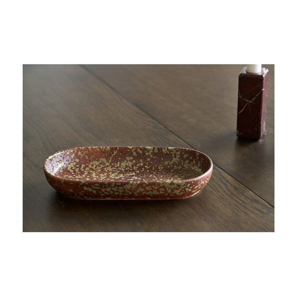 Vassoio decorativo in ceramica 11x23,5 cm – House Nordic-image-1