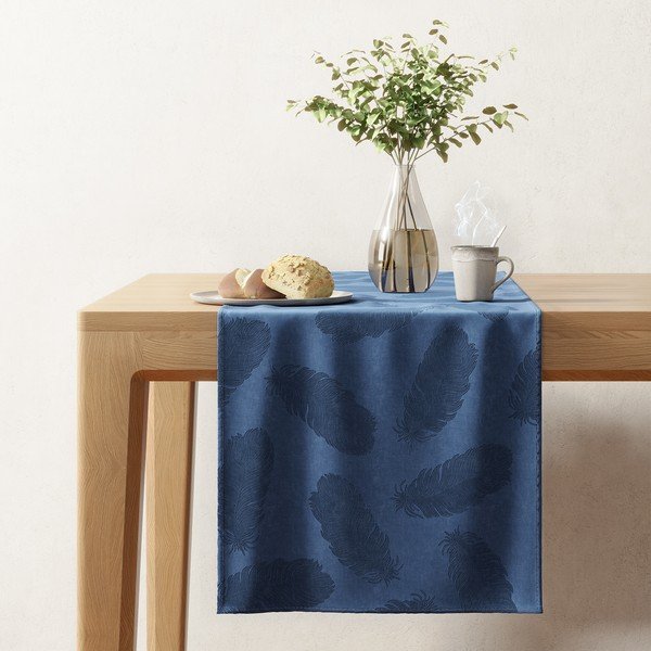 Runner da tavola in velluto 40x140 cm Velvet Peacock - AmeliaHome-image-1