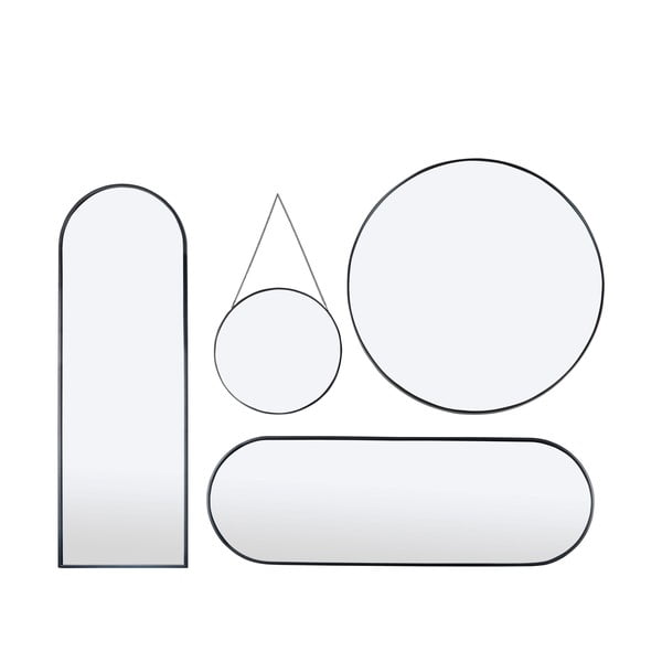 Specchio da parete nero , ø 40 cm Moira - Bonami Essentials-image-4