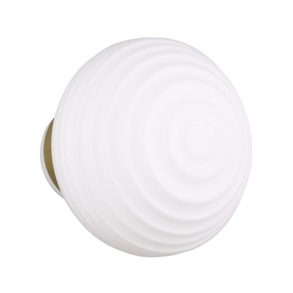 Lampada da parete LED bianca in vetro con ricarica USB ø 15,5 cm Earl – Reality