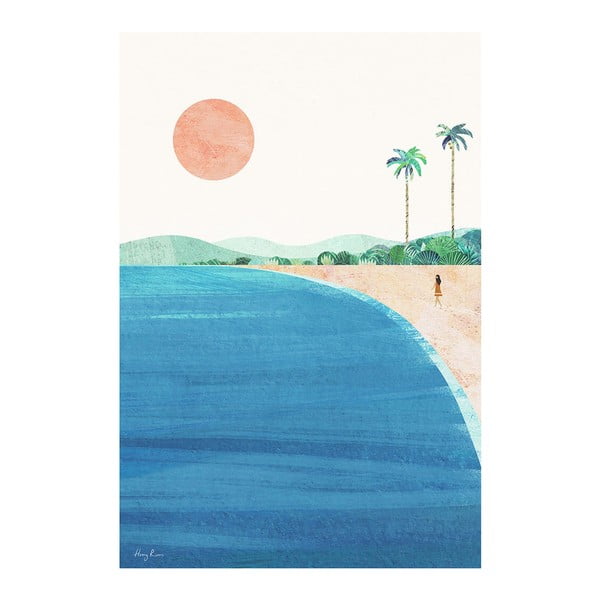 Poster 30x40 cm Paradise Beach - Travelposter