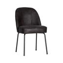 Sedie da pranzo in set nere in pelle 2 pz Vogue – WOOOD