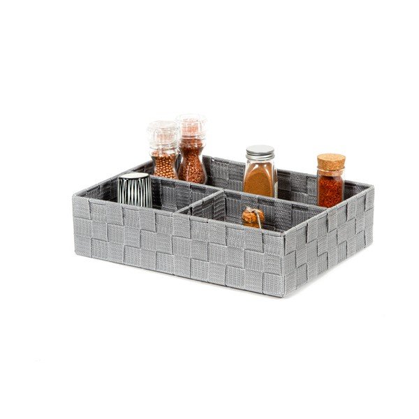 Organizzatore da bagno grigio , 32 x 25 cm Stan - Compactor-image-1