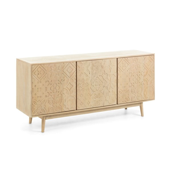 Cassettiera in legno di mango e acacia , 162 x 75 cm Sakoi - Kave Home