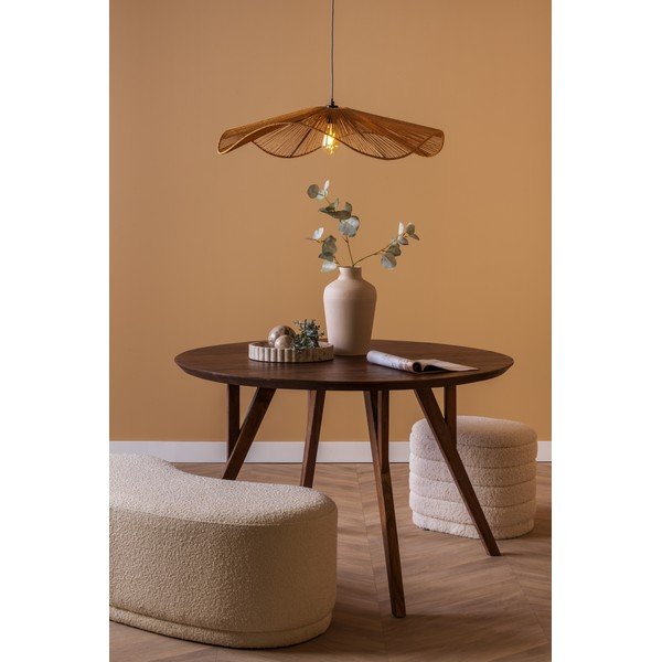 Lampada a sospensione color oro con paralume in carta intrecciata ø 62 cm Sombra - Leitmotiv-image-1