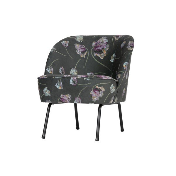 Tmavě šedé křeslo BePureHome Vogue-image-3