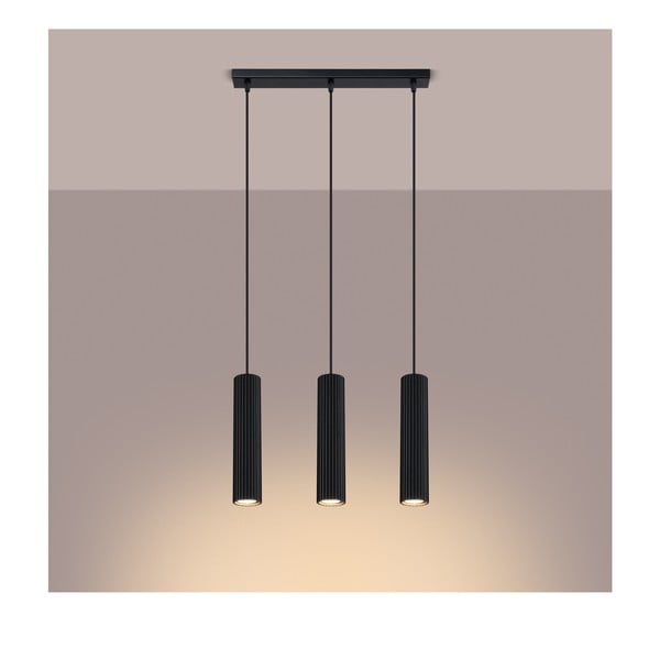 Lampadario nero Gleam – Sollux-image-2