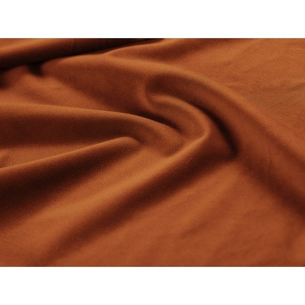 Divano angolare componibile color terracotta con rivestimento in velluto – Micadoni -image-4