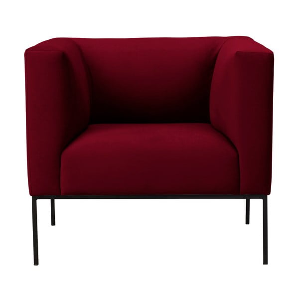 Poltrona in velluto rosso Neptune - Windsor & Co Sofas
