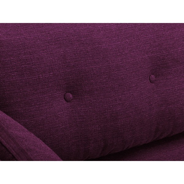Divano viola a tre posti Elena, con lettino nell'angolo a sinistra - Mazzini Sofas-image-4