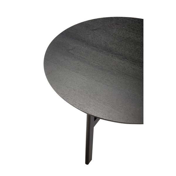 Tavolino da caffè rotondo nero ø 80 cm Fjord - Hübsch-image-3