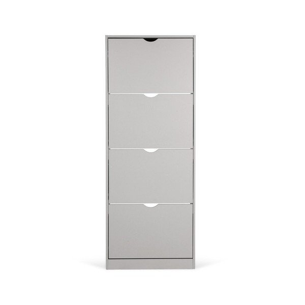 Scarpiera grigia con ante ribaltabili 60x157x24 cm Stelo – Bonami Essentials-image-3