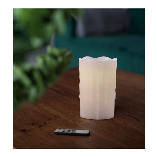 Set di 3 candele LED con telecomando Drip, altezza 12,5 cm Dripwax - DecoKing