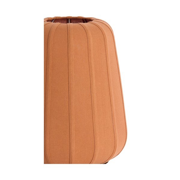 Lampada da tavolo color terracotta in metallo con paralume in tessuto (altezza totale 29 cm) Bibia – Light & Living-image-4