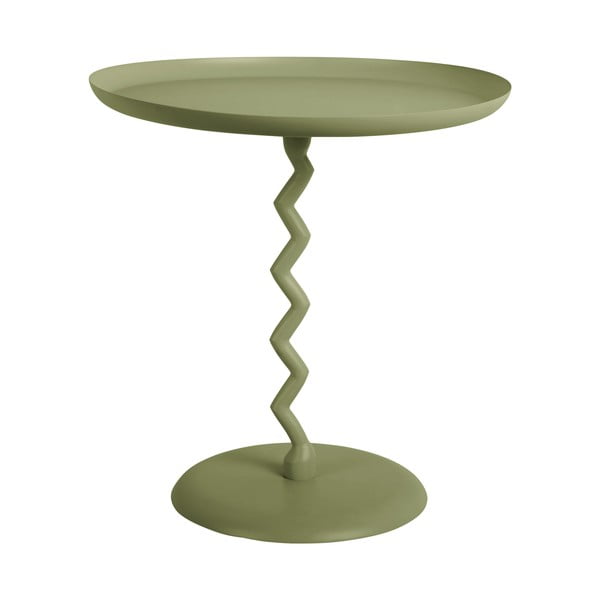 Tavolino rotondo in metallo ø 40 cm Zig Zag – Leitmotiv