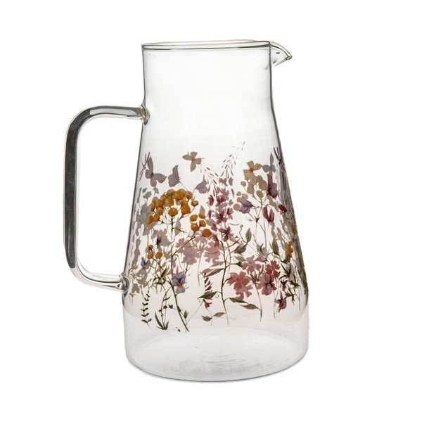 Brocca in vetro Flowers – Dakls
