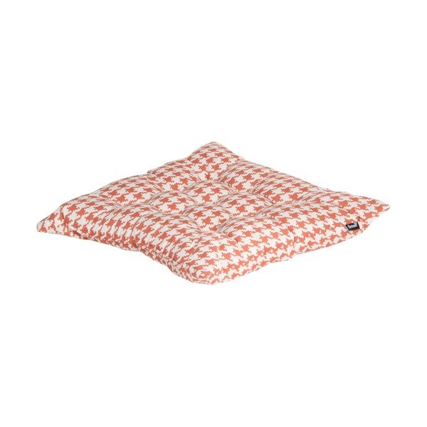 Sedile da giardino arancione e bianco , 45 x 45 cm Poule - Hartman