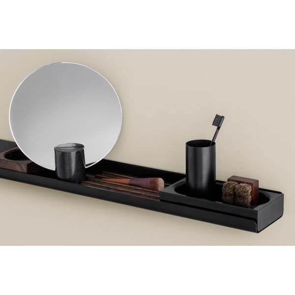 Mensola da bagno in metallo nero, lunghezza 71 cm Modo - Blomus-image-2