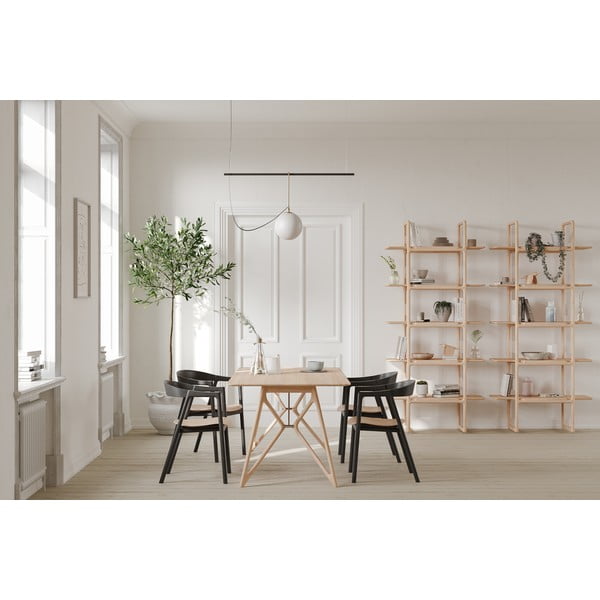 Tavolo da pranzo con piano in rovere 240x90 cm Tink - Gazzda-image-1