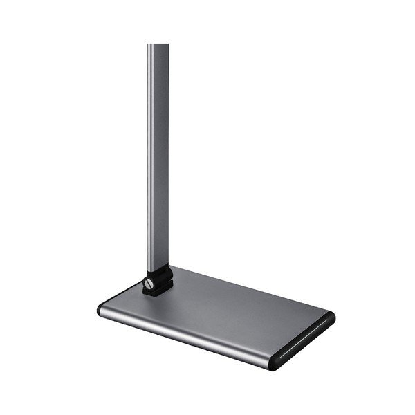 Lampada da tavolo grigia con luce LED Hawking - SULION-image-2