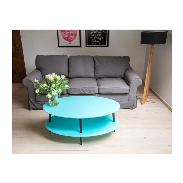 Tavolino bianco con base ribassata OVO Ovo - Ragaba-image-4