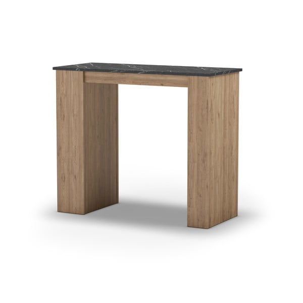 Tavolo da bar con piano in marmo 47x120 cm Peru - Marckeric-image-2