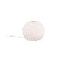 Lampada da tavolo color crema (altezza 24 cm) Furry - Reality