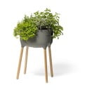 Vaso per coltivazione in plastica con sistema di auto-irrigazione Urbalive – Plastia