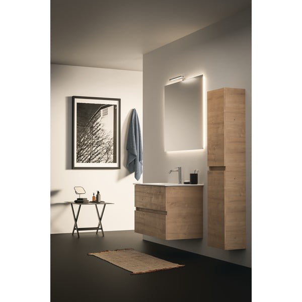 Mobile a sospensione per sottolavabo in rovere naturale 80x55 cm Eurovit+ - Ideal Standard-image-4