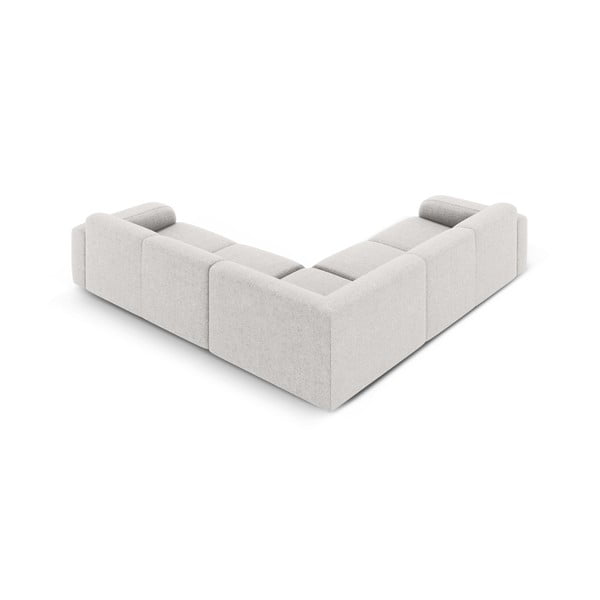 Divano angolare grigio chiaro (angolo variabile/ad L) Molino - Micadoni Home-image-2