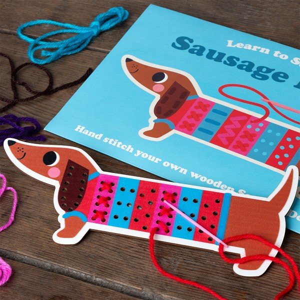 Kit ricamo Sunny Sausage Dog – Rex London-image-3