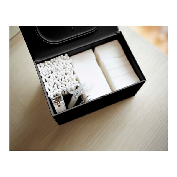 Scatola da bagno nera Veil - YAMAZAKI-image-4