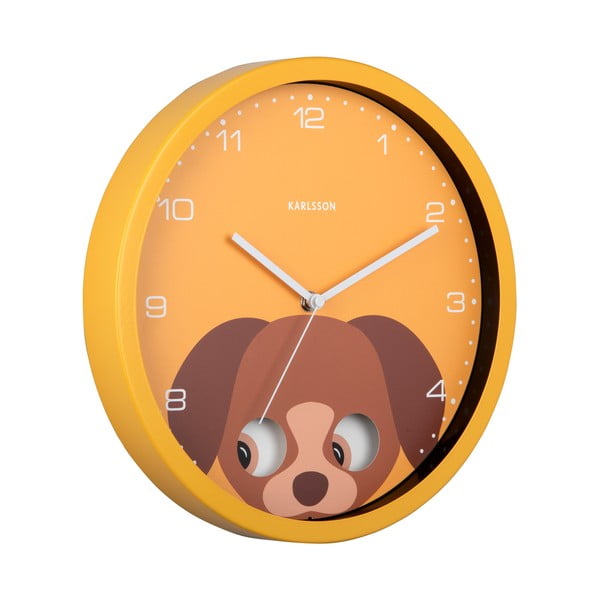 Orologio per bambini ø 31 cm Peekaboo Dog - Karlsson-image-2