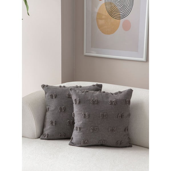 Federe decorative in set 2 pz 43x43 cm Tuffet – Mioli Decor-image-1