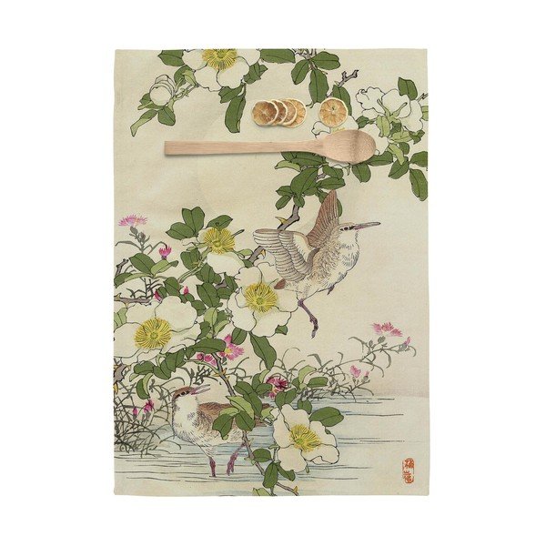 Set di 2 asciugamani da cucina in cotone Basic , 70 x 50 cm Japonais - Happy Friday-image-2