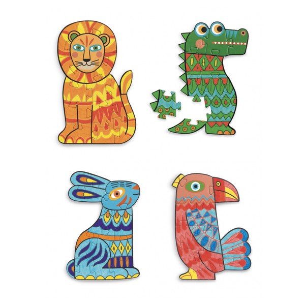 Puzzle per bambini DIY Animals - Djeco