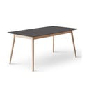 Tavolo da pranzo estensibile con piano nero e pannello extra 90x165 cm Meza - Hammel Furniture