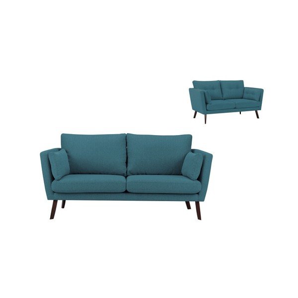 Divano turchese a 3 posti Elena - Mazzini Sofas-image-1