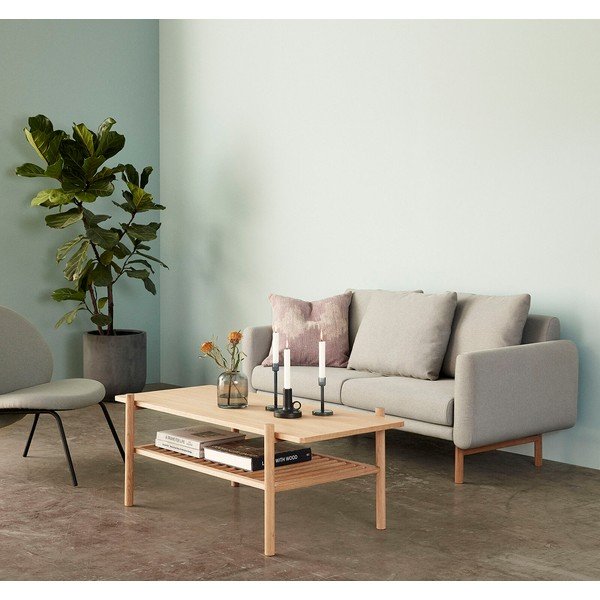 Tavolino in rovere 120x57 cm Acorn - Hübsch-image-1