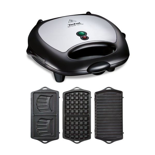 Sandwich maker in nero e argento Break Time - Tefal-image-1