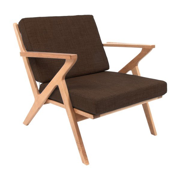 Křeslo Present Time Rest Oak Dark Brown