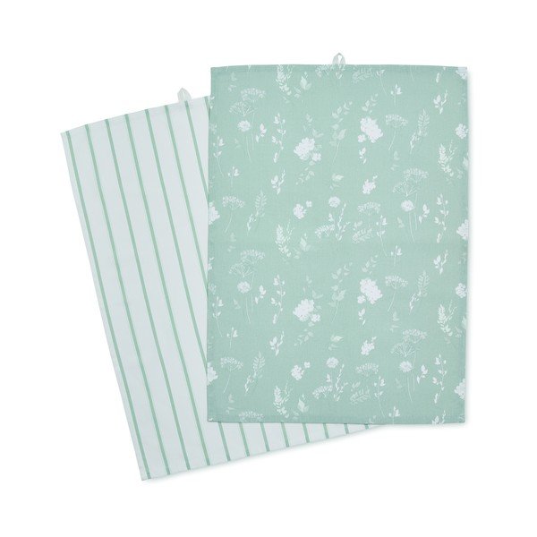 Set di 2 asciugamani in cotone 50x70 cm Meadowsweet Floral - Catherine Lansfield-image-2