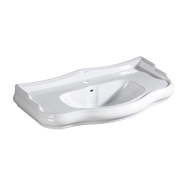 Lavabo bianco in ceramica 100x54,5 cm Retro – Sapho