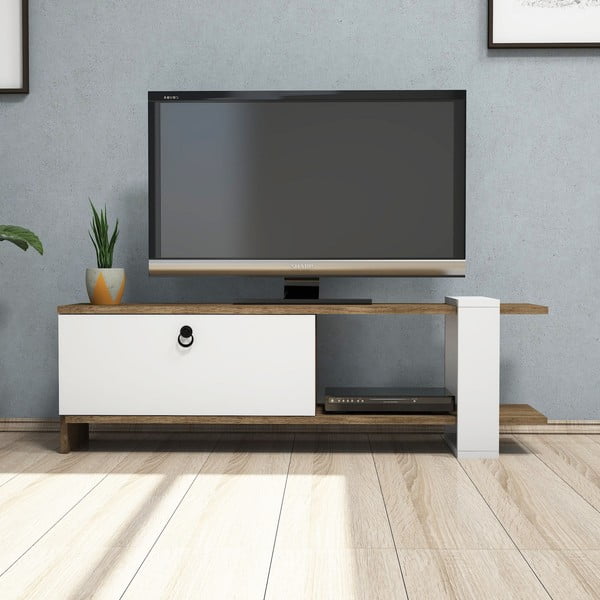 Tavolo TV bianco Gaye - Puqa Design-image-1