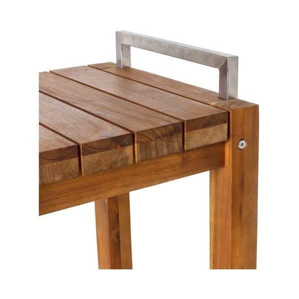Sgabello da giardino in legno Norah - LDK Garden-image-2