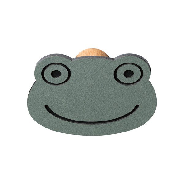 Gancio da parete verde polveroso in acciaio Frog Dot Nupo – LIND DNA