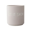 Tazza in finta porcellana grigio chiaro, 0,25 l Favourite - Design Letters