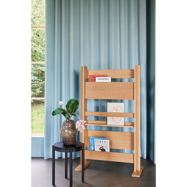 Sgabello nero Oto - Hübsch-image-1